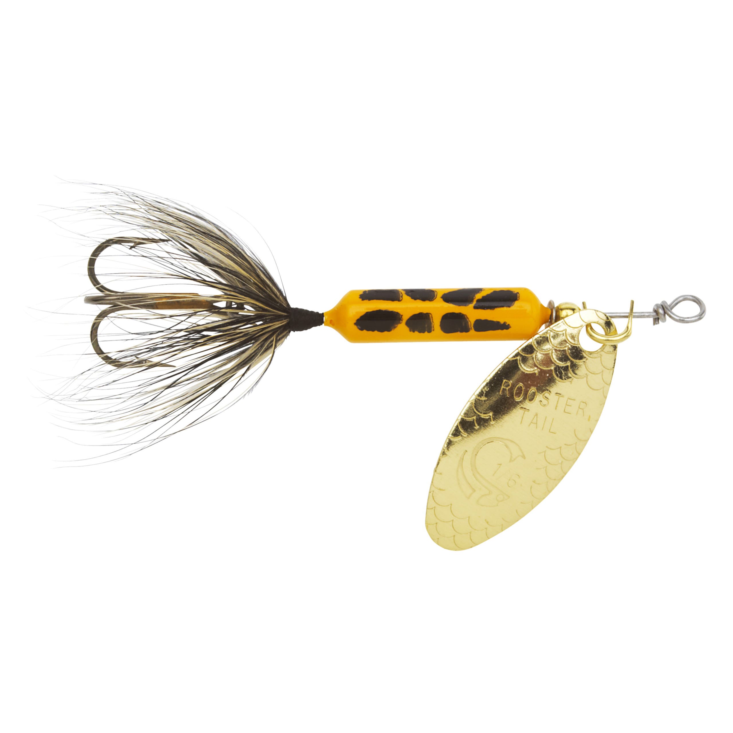 Worden's Fishing Lure, Bass, Crappie, Perch, Trout, Yellow Coachdog Lure