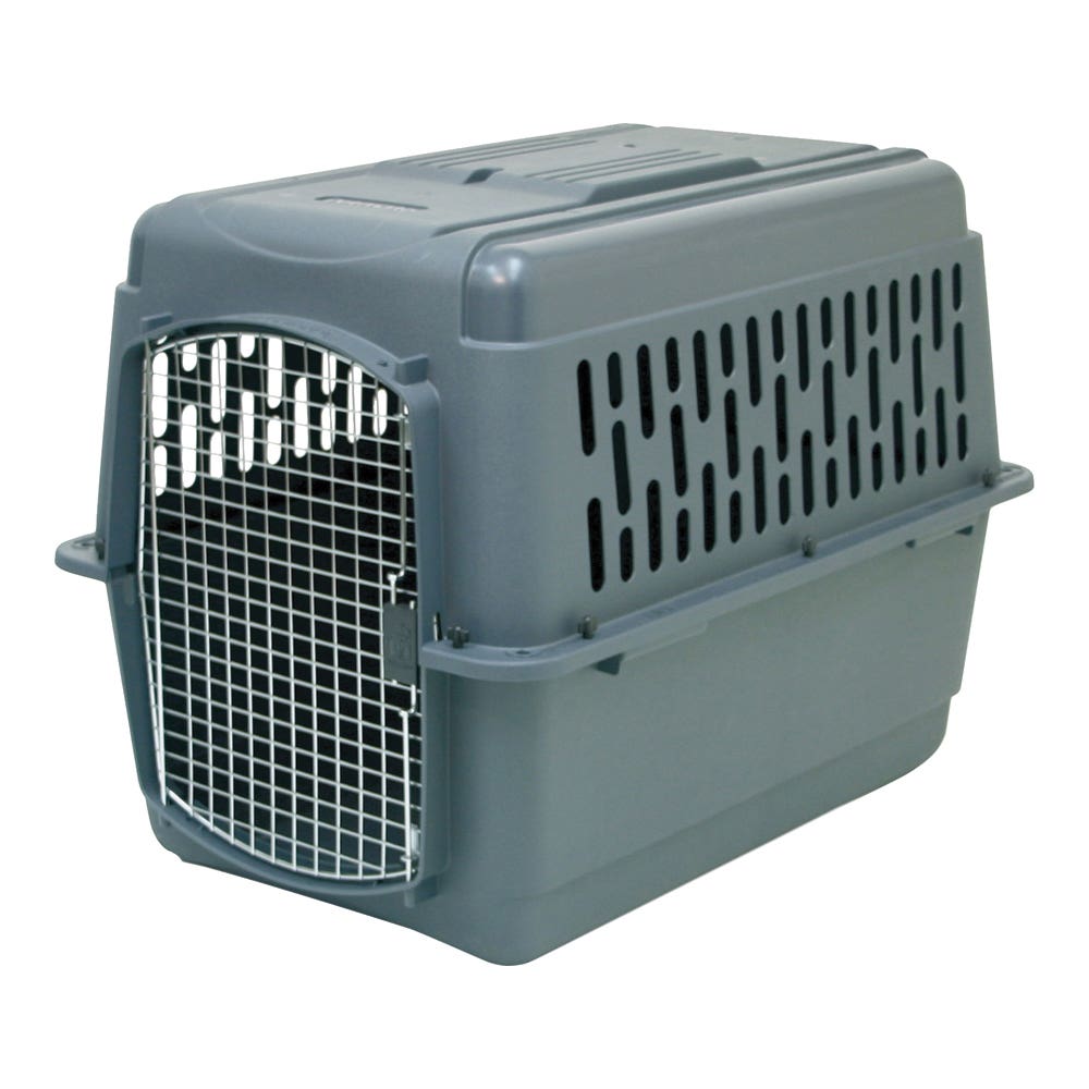 Aspenpet Pet Porter Gray Pet Carrier, 2XL 40-In. x 27-In.