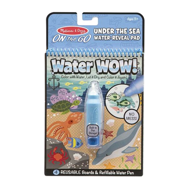 Melissa & Doug Water Wow! Under The Sea Water Reveal Pad, 6 in W