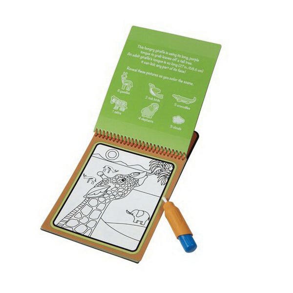 Melissa & Doug Water Wow! Safari Water Reveal Pad, 6 in W