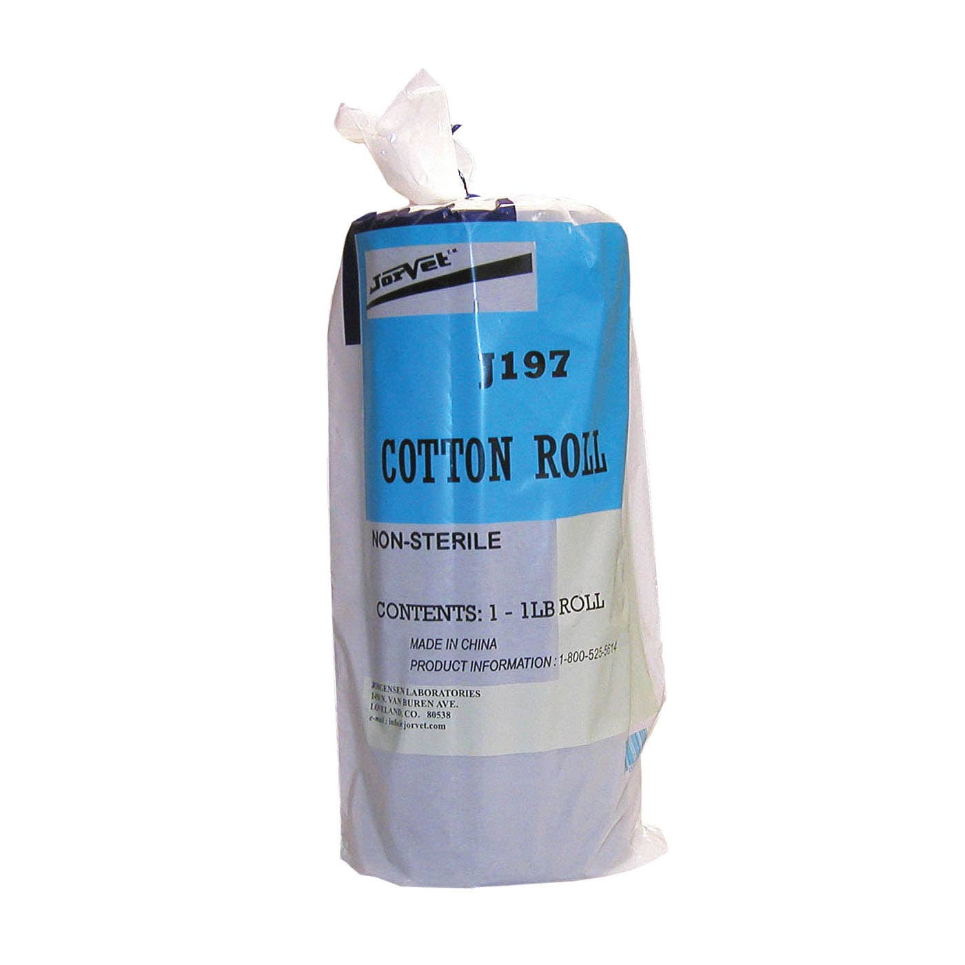 Durvet J197 Practical Roll, 1 ft L, 4 in W, Cotton Bandage, White