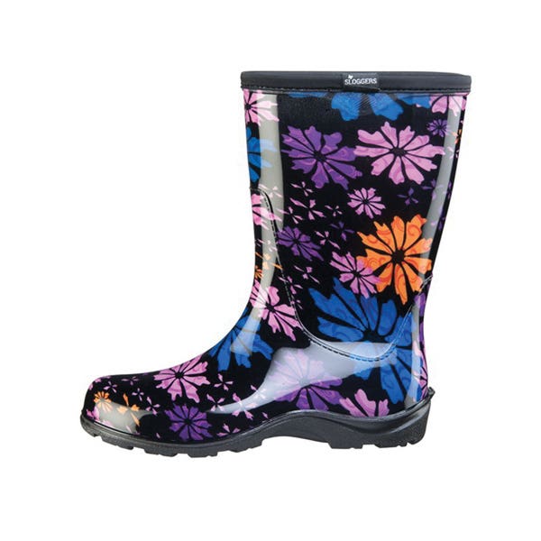 Sloggers Rain and Garden Boots, 8, Flower Power