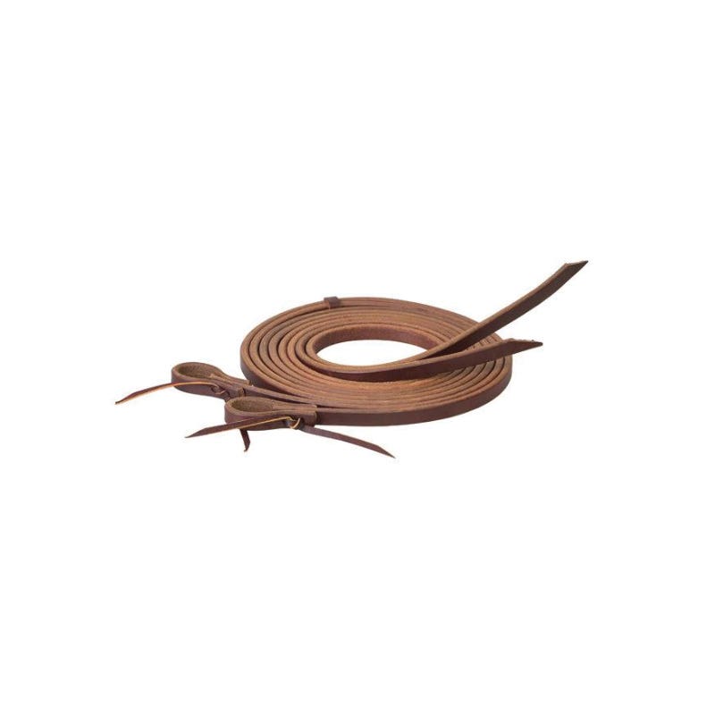 Weaver Leather Split Rein, 8 ft L, 5/8 in W, Leather, Golden Chestnut