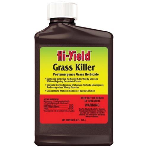Hi-Yield Grass Killer Postemergence Herbicide, Liquid, 8 oz