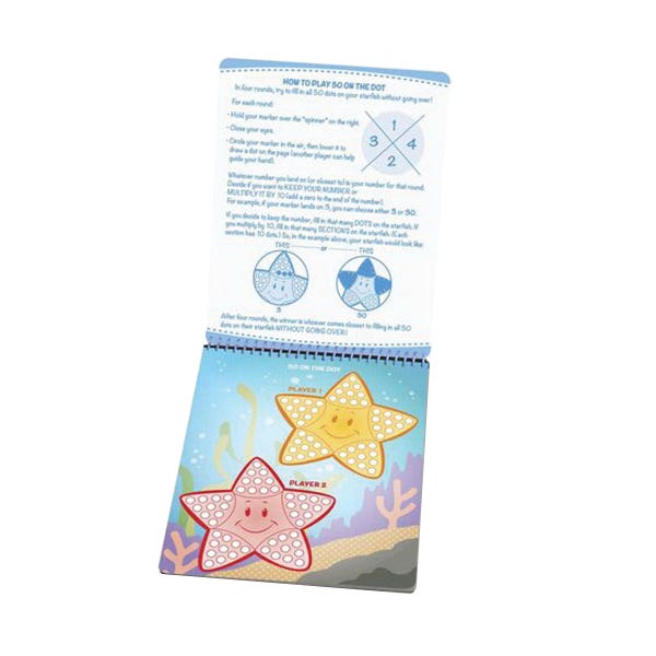 Melissa & Doug Write-On/Wipe-Off Activity Games Pad