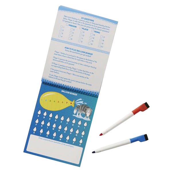 Melissa & Doug Write-On/Wipe-Off Activity Games Pad