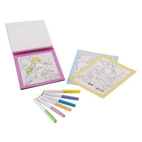 Melissa & Doug On-The-Go Color By Numbers Kids' Design Board, 6 in W, 0.2 in Thick, Pink
