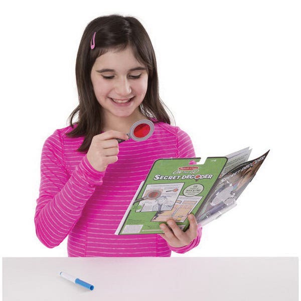 Melissa & Doug Case of the Slippery Flippers Secret Decoder Set