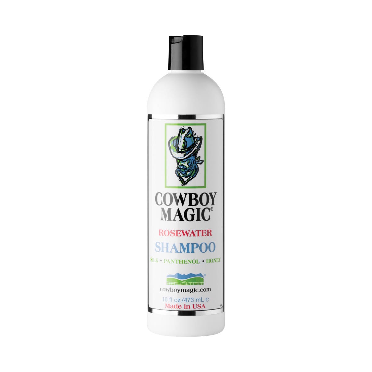 Cowboy Magic Rosewater Shampoo, Liquid, Gold/Yellow, Fruity Grass, 32 oz