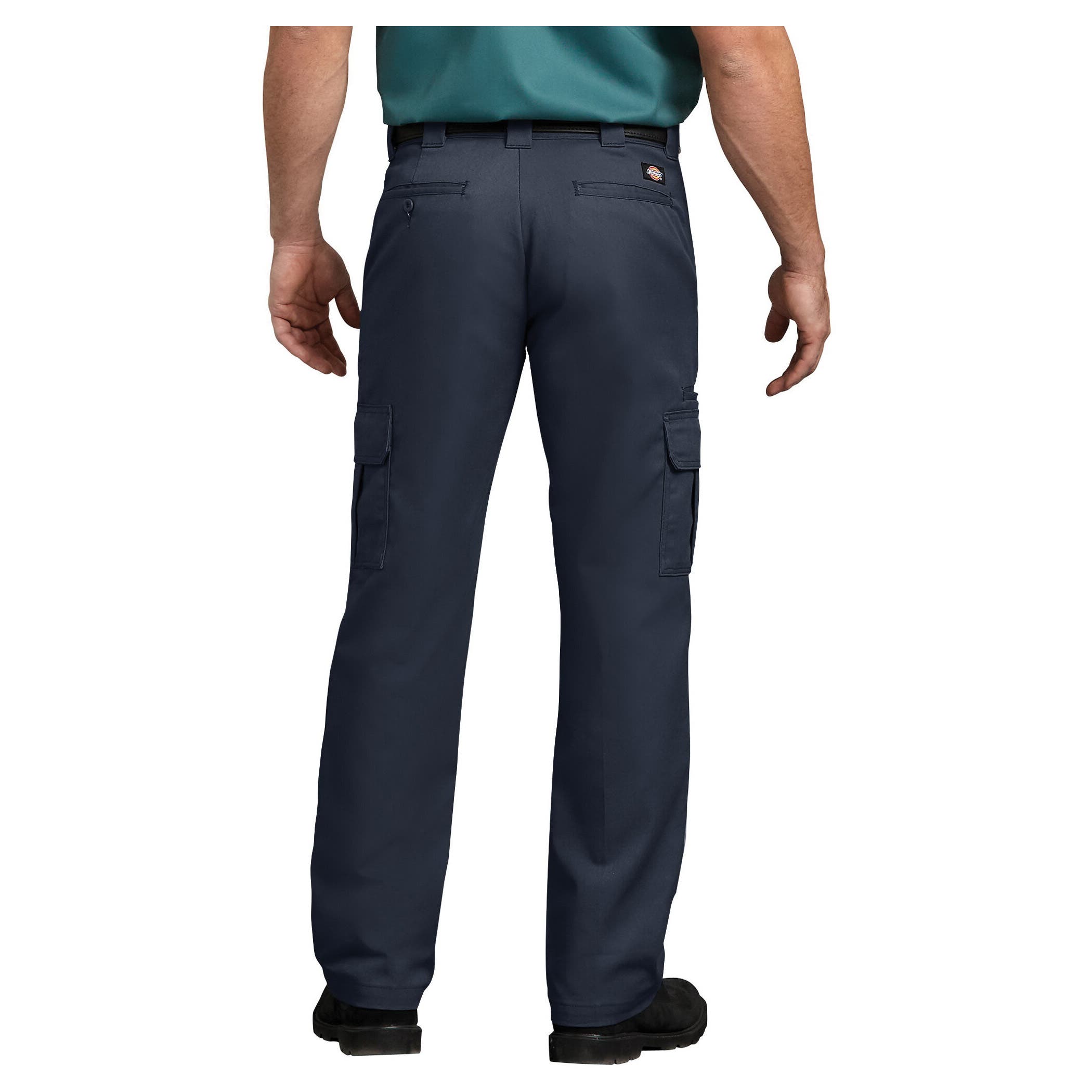 Dickies FLEX Series Cargo Pants, 32 in Waist, 36 in L Inseam, Dark Navy, Regular, Traditional Fit