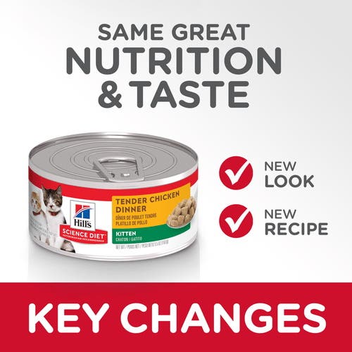 Science Diet 1769 Cat Food, Wet, Chicken, 5.5 oz Can