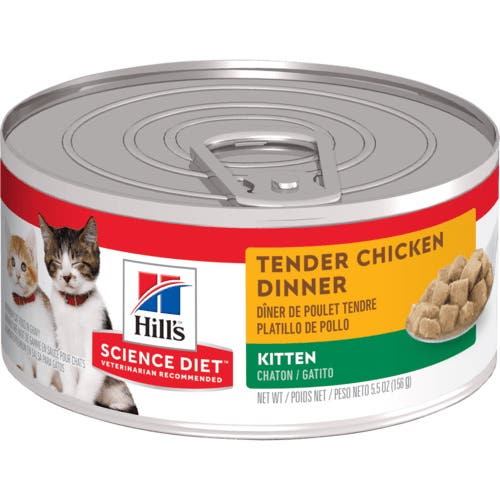 Science Diet 1769 Cat Food, Wet, Chicken, 5.5 oz Can