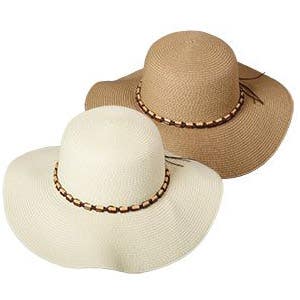 Broner Floppy Sun Hat, Braided, Women's, One-Size, Paper, Assorted