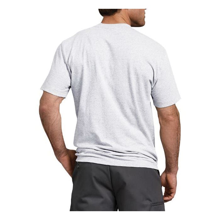 Dickies Men's Heavyweight Short Sleeve Pocket T-Shirt, White, Tall, 2XL