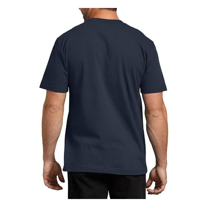 Dickies Men's Heavyweight Short Sleeve Pocket T-Shirt, Dark Navy, Tall, L