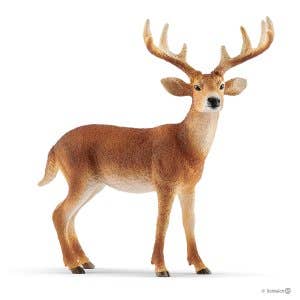 Schleich-S Toy, Tailed Buck, White