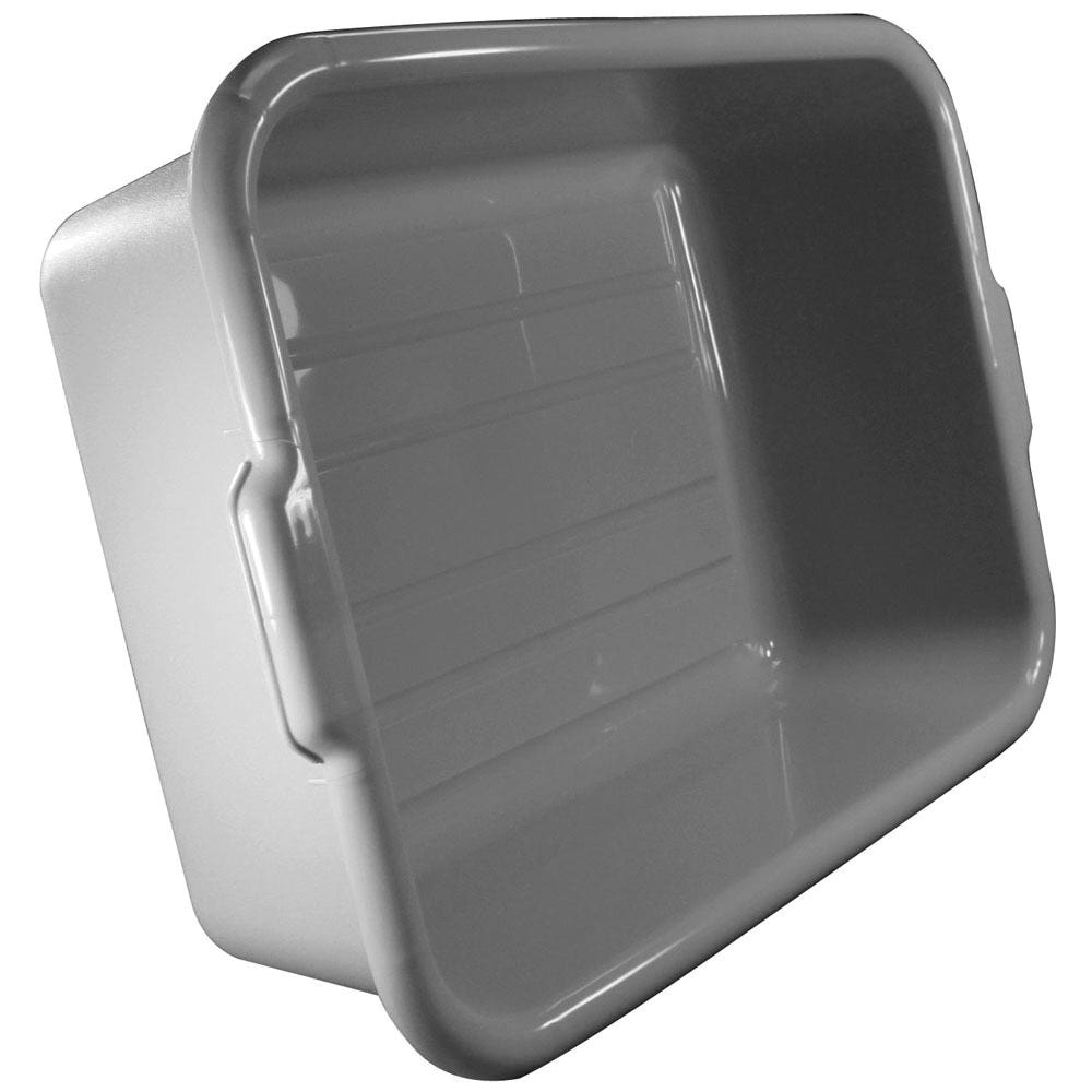 LEM Meat Lug, 50 lb Capacity, HDPE, Gray, 21 in L, 15 in W, 7 in H