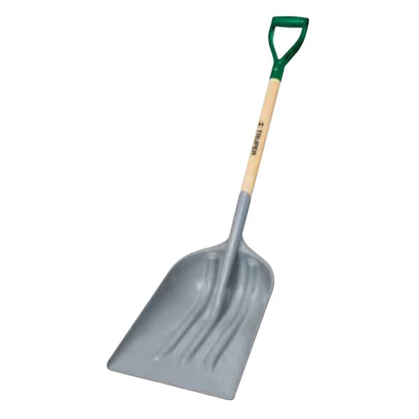 Truper TRU TOUGH ABS Scoop with Ash Handle, D-Grip