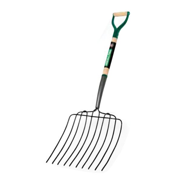Truper TRU TOUGH Ensilage Fork with 10-Tine, 30" Ash Handle