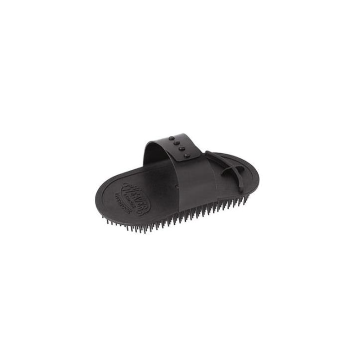 Weaver Livestock Massage Brush, Black