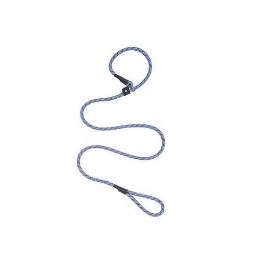 Weaver Leather Rope Slip Lead, 4 ft L, 1/2 in W, Nylon/Polypropylene, Gray/Purple/Teal
