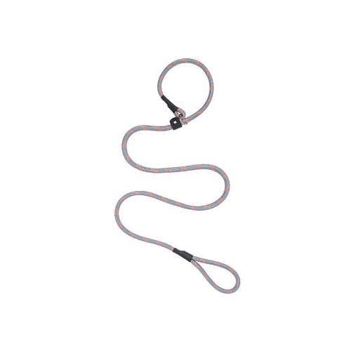Weaver Leather Rope Slip Lead, 4 ft L, 1/2 in W, Nylon/Polypropylene, Gray/Orange