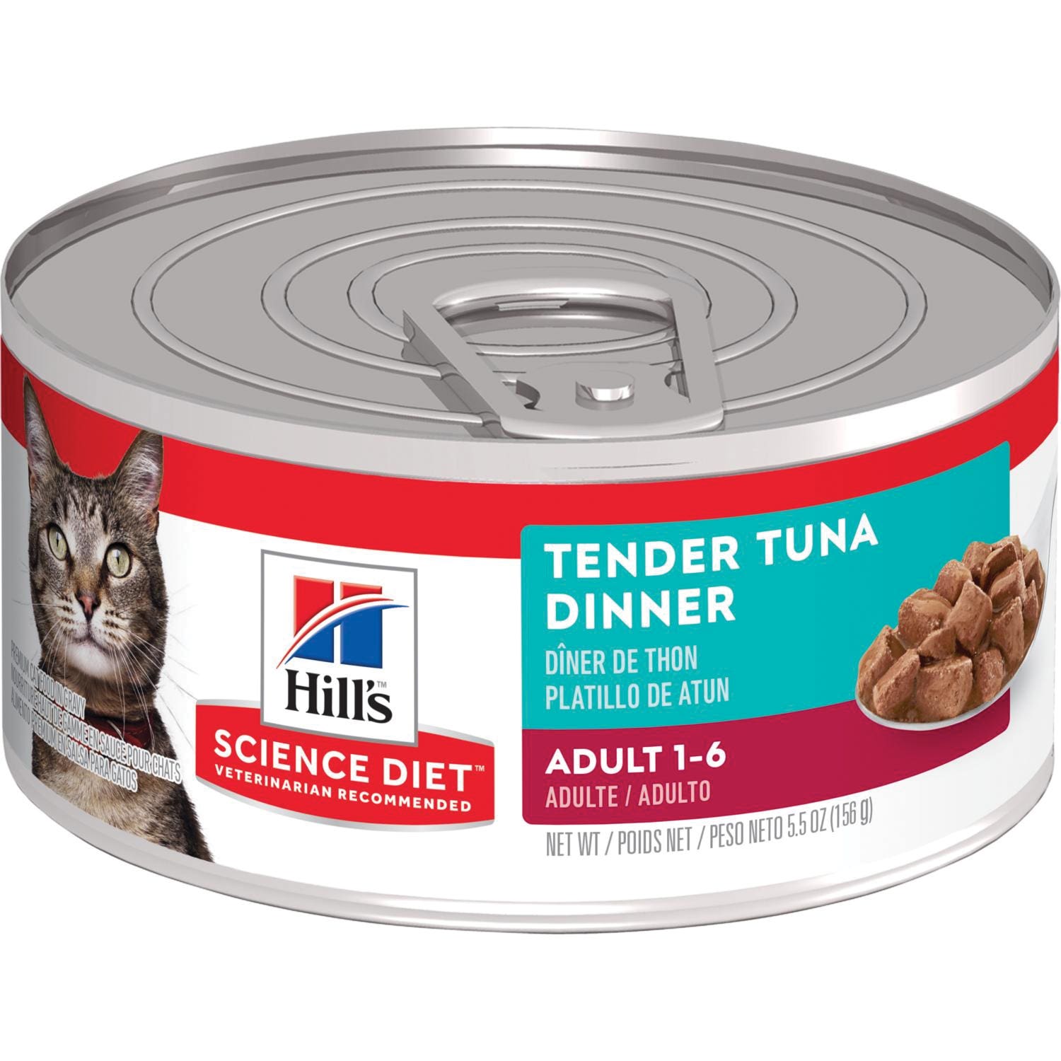 Science Diet 1772 Cat Food, Stew, Tender Tuna Dinner Flavor, 5 oz
