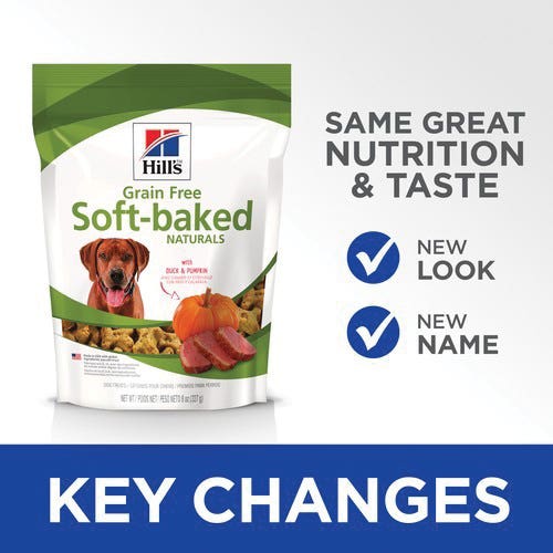 Hill's 2450 Naturals Dog Treat, Soft Baked, 8 oz Pack