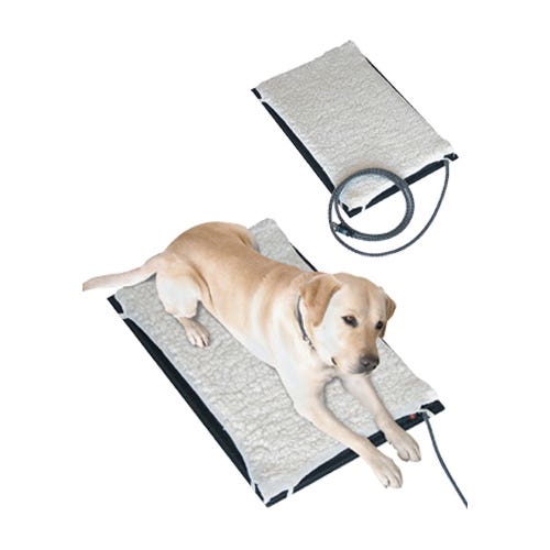 Farm Innovators Pet Mat, 19 in L, 13 in W, Lambskin Fleece