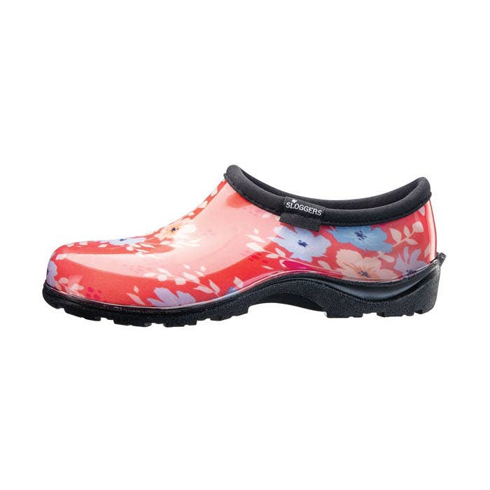 Sloggers Rain and Garden Boots, 8, Floral Fun, Coral