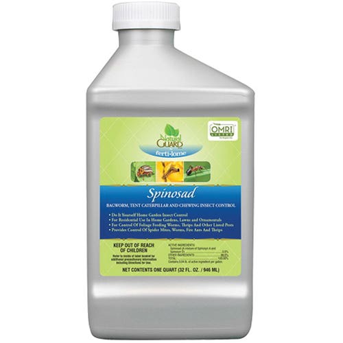 Natural Guard 40692 Spinosad, Liquid, Lawns, Trees/Shrubs, Garden/Plants, 32 oz