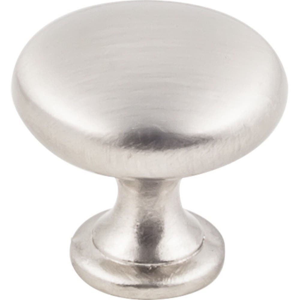 Hardware Resources K778SN-4 Cabinet Knob, Traditional, 1-3/16 in Dia, Satin Nickel, 4/PK