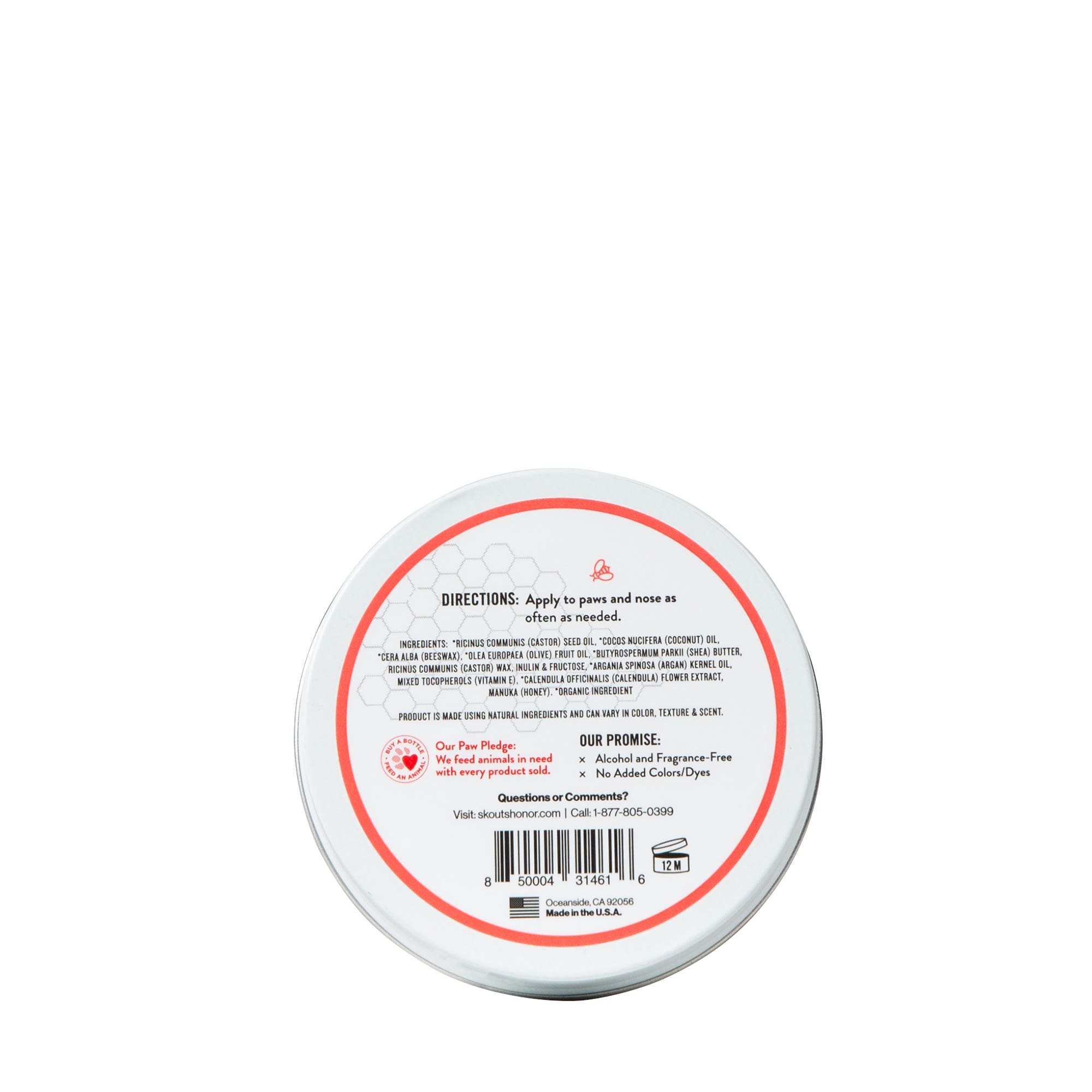Skout's Prebiotic Paw and Nose Balm for Dogs and Cats