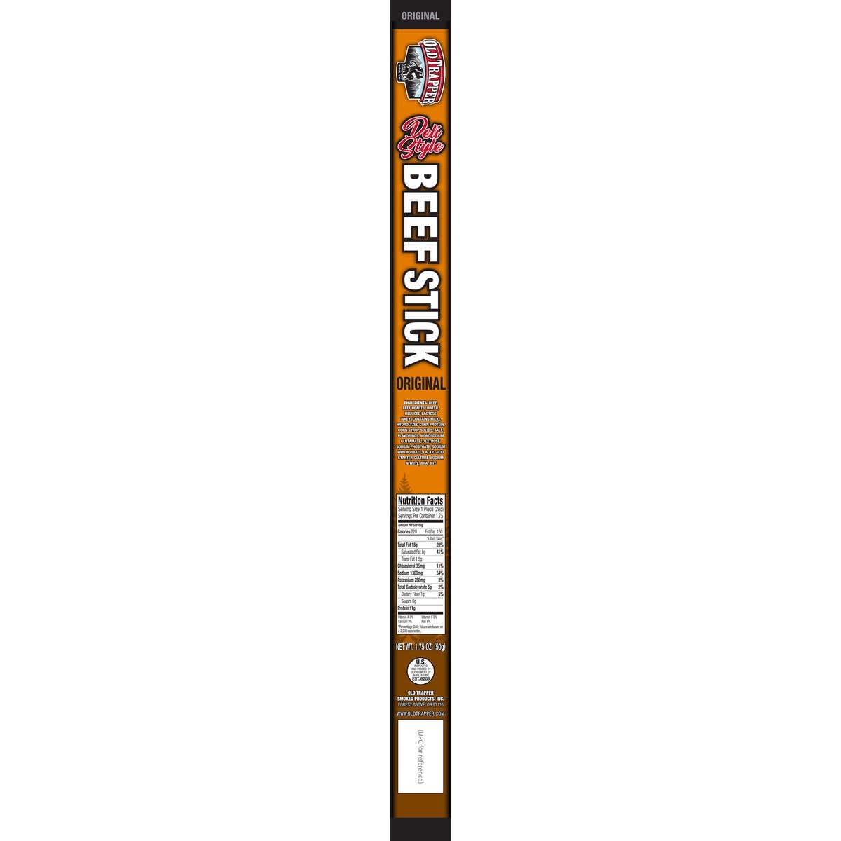 Old Trapper Original Deli Style Beef Stick