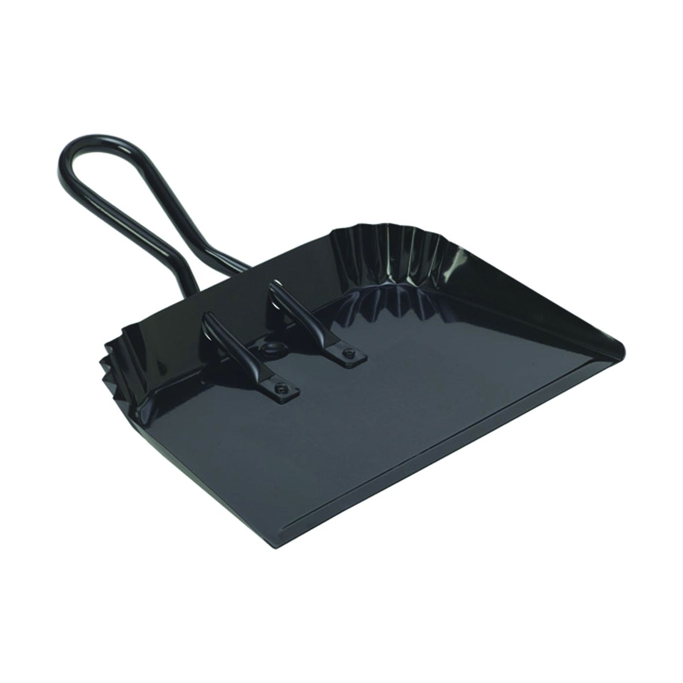 Harper Dustpan, 17 in W, Metal, Black