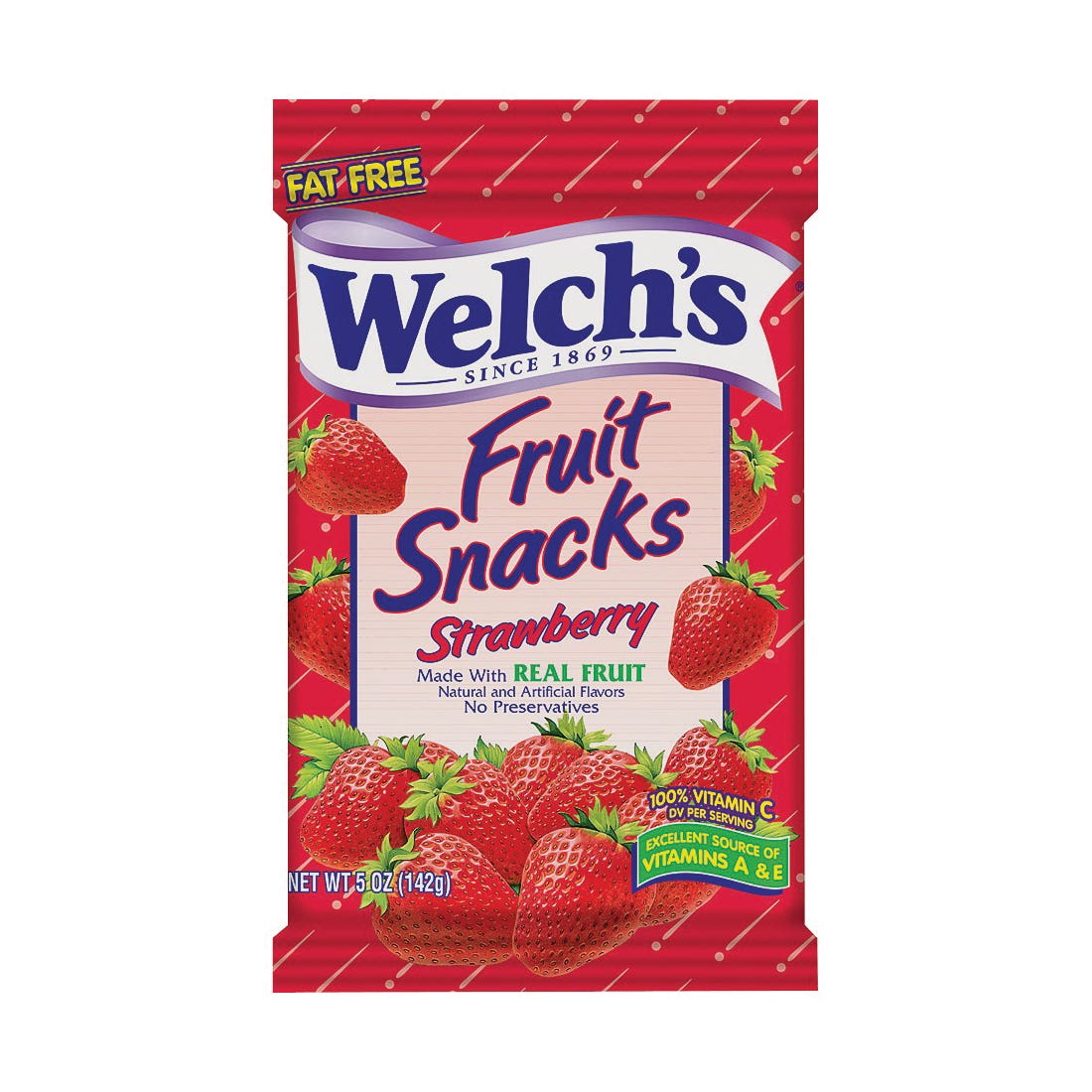 Welch's Candy, Strawberry Flavor, 5 oz Bag