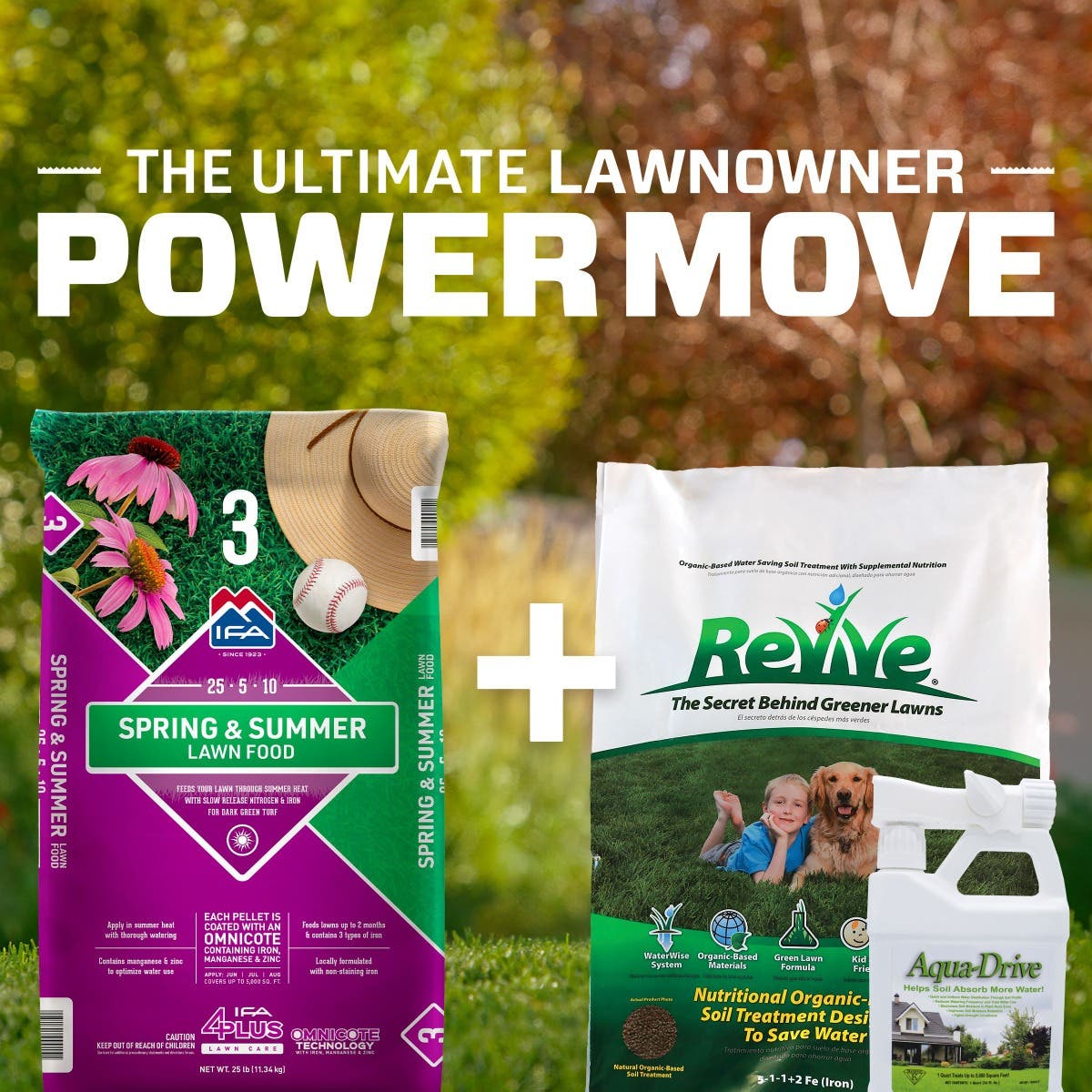 IFA Spring & Summer Lawn Fertilizer, Step 3 of IFA 4Plus Lawn Care
