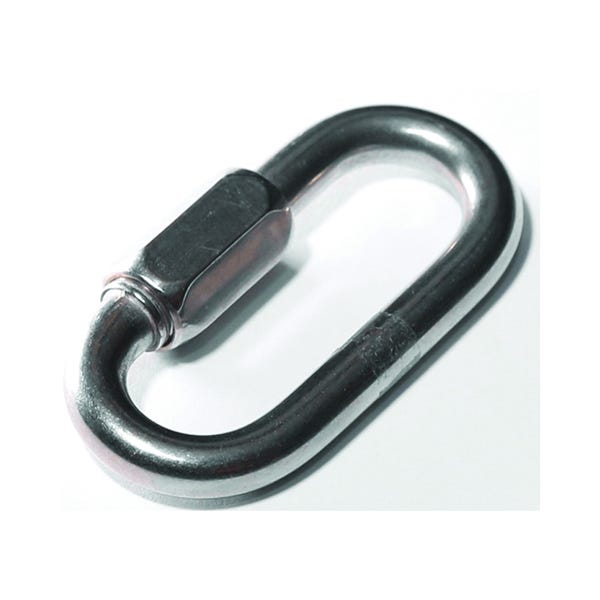 Baron 7350T-3/16 Quick Link, 440 lb Working Load, Steel, Zinc