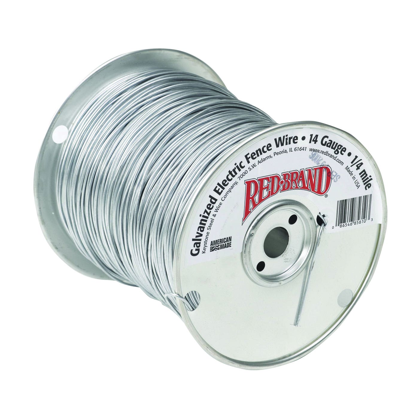Electric Fence Wire, 14 ga Wire, Steel Conductor, 1/4 mile L