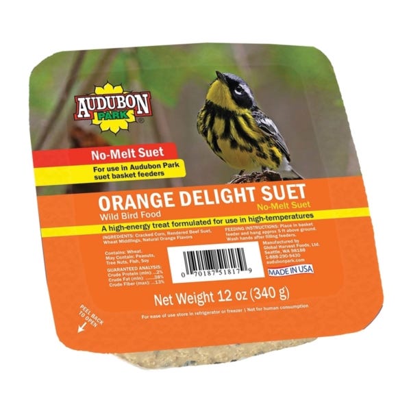 Audubon Park Wild Bird Food, Orange Delight, 11.25 oz