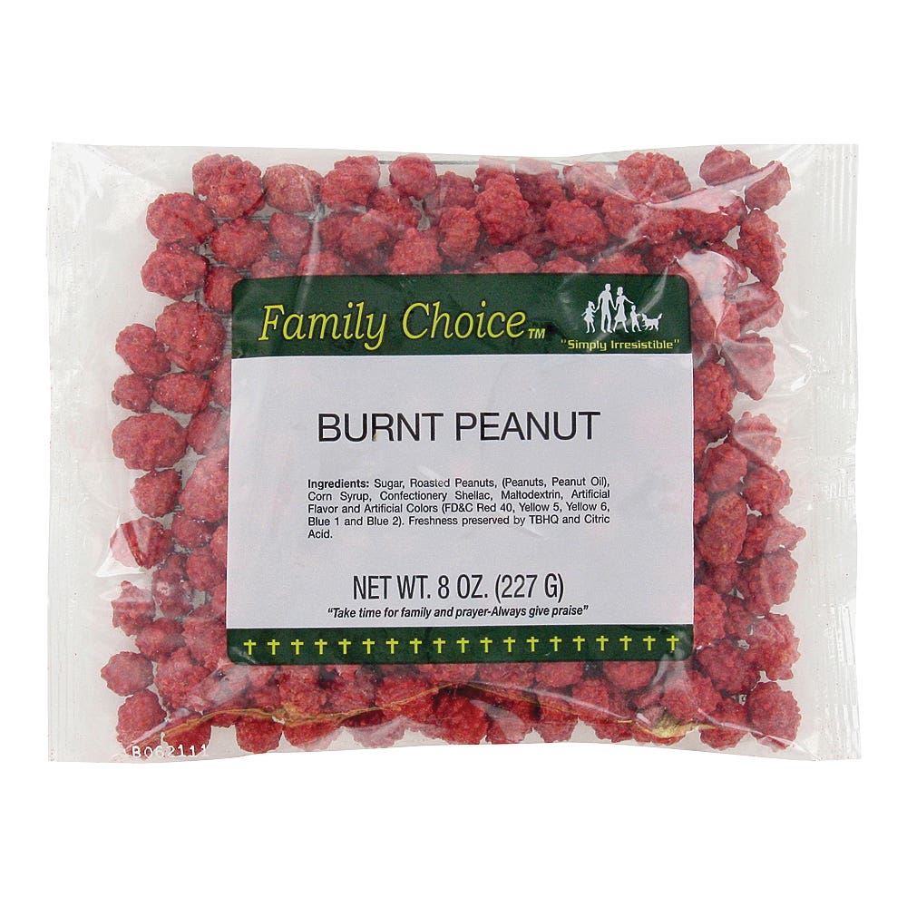 Family Choice Burnt Peanut, 7.5 oz