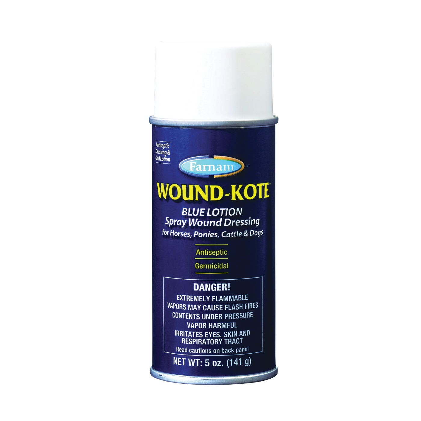 Farnam Wound-Kote 30401 Wound Lotion, Lotion, Blue, 5 oz