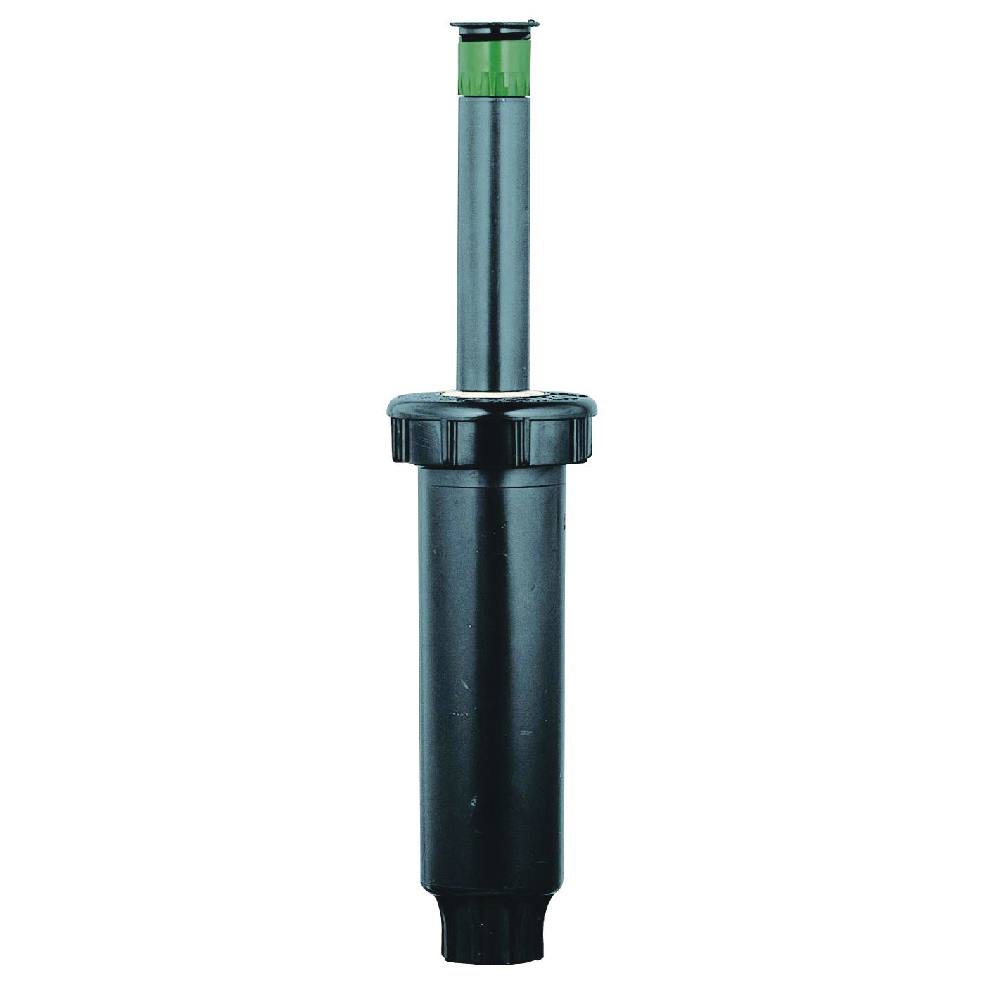 Orbit Head with Adjustable Pattern Nozzle, 1/2 in Connection, MNPT, 15 ft, Plastic