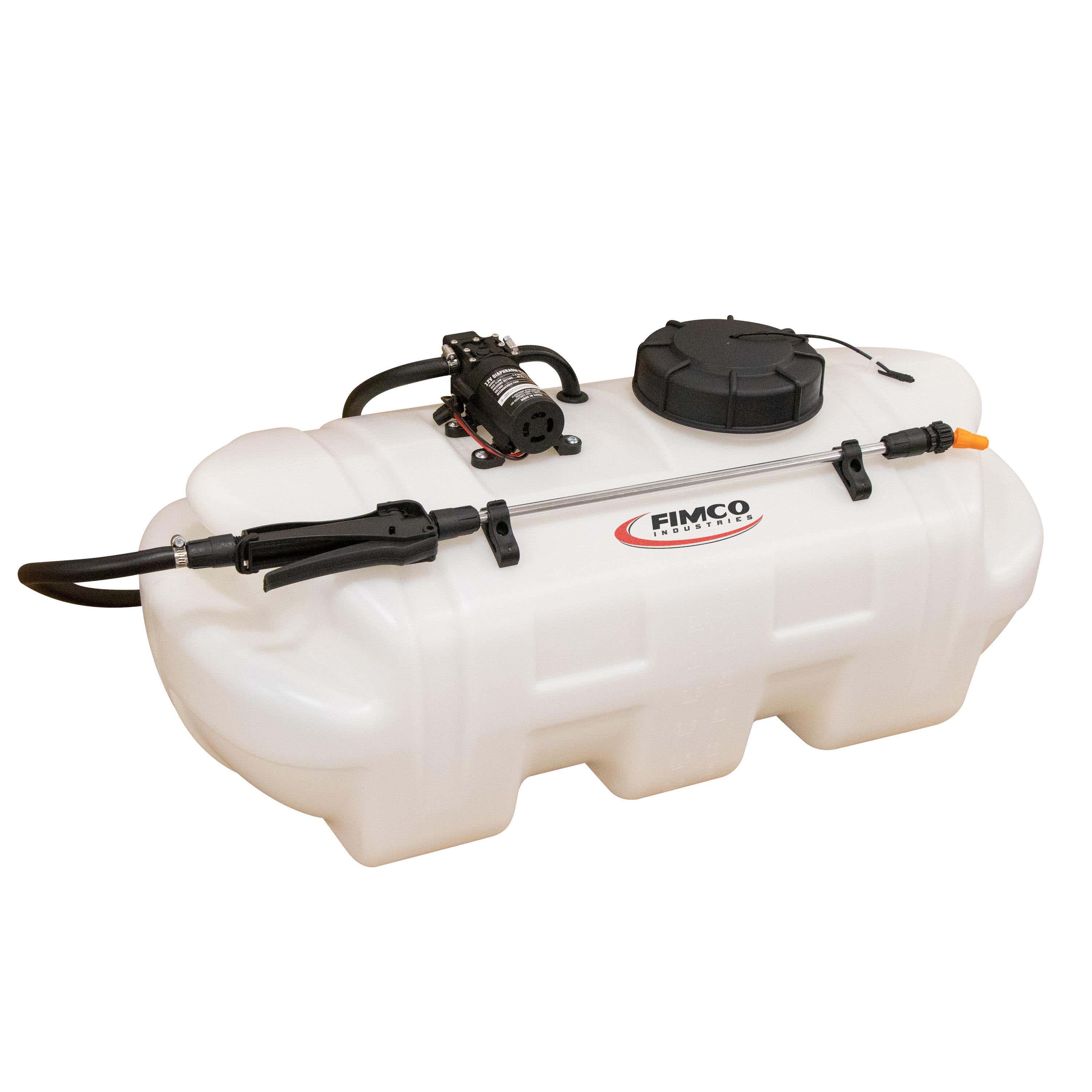 Fimco Spot Sprayer, 32-1/2 in L, 15-1/4 in W, 15 gal, 15 ft L Hose, Polyethylene