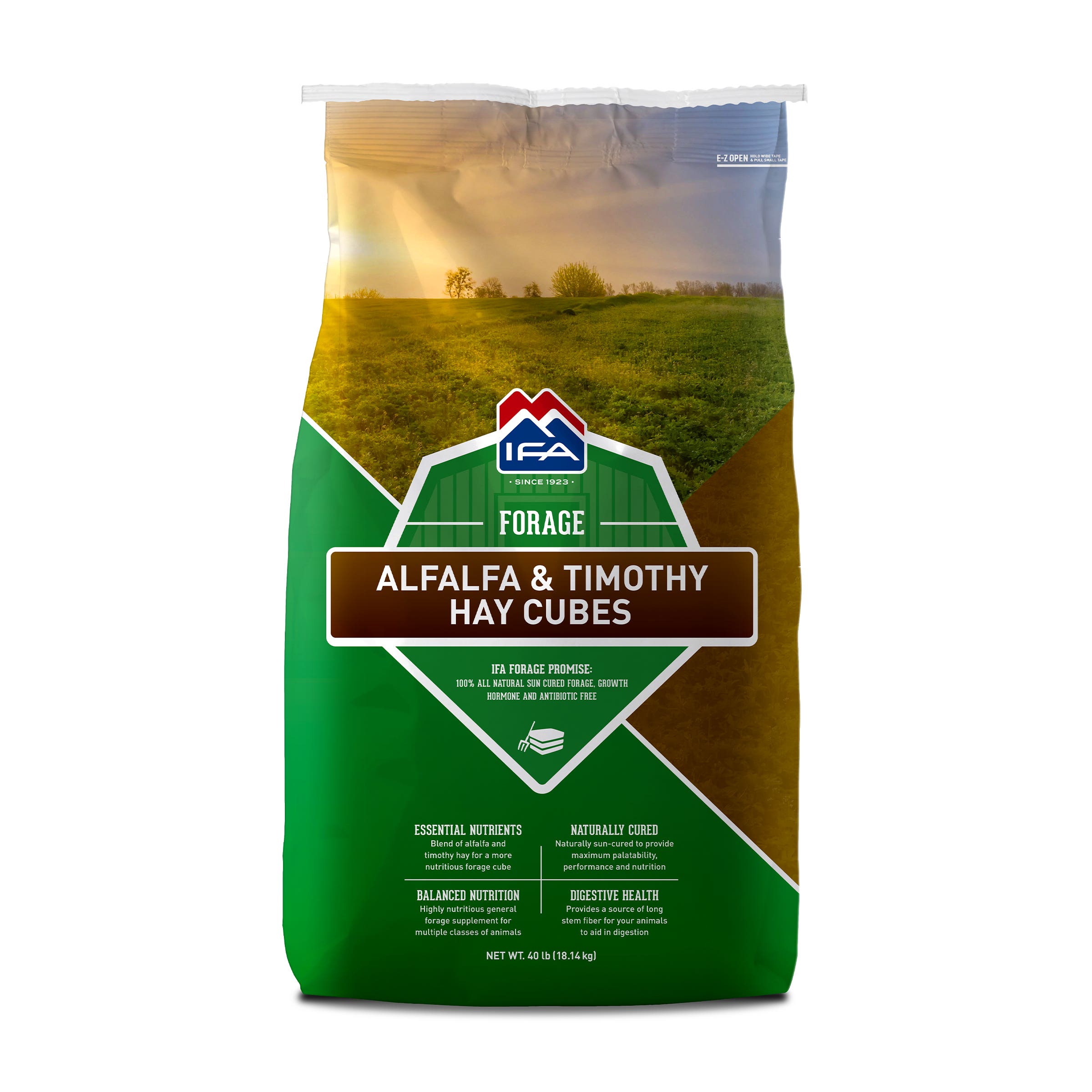 IFA Alfalfa & Timothy Hay Cubes, 40 Lb.