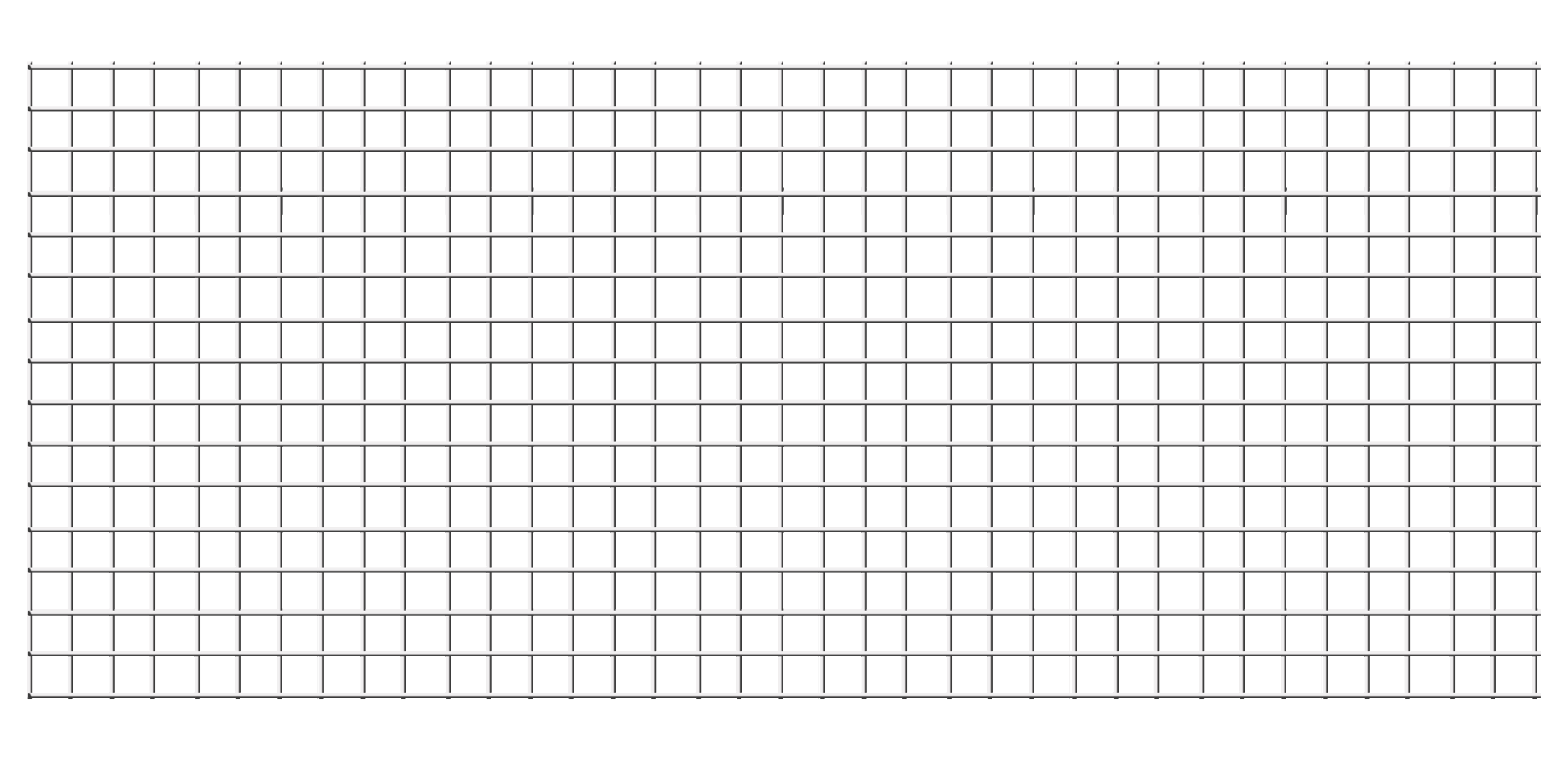 OK Brand Utility Fence Panel 60 in x 16 ft 6 Gauge