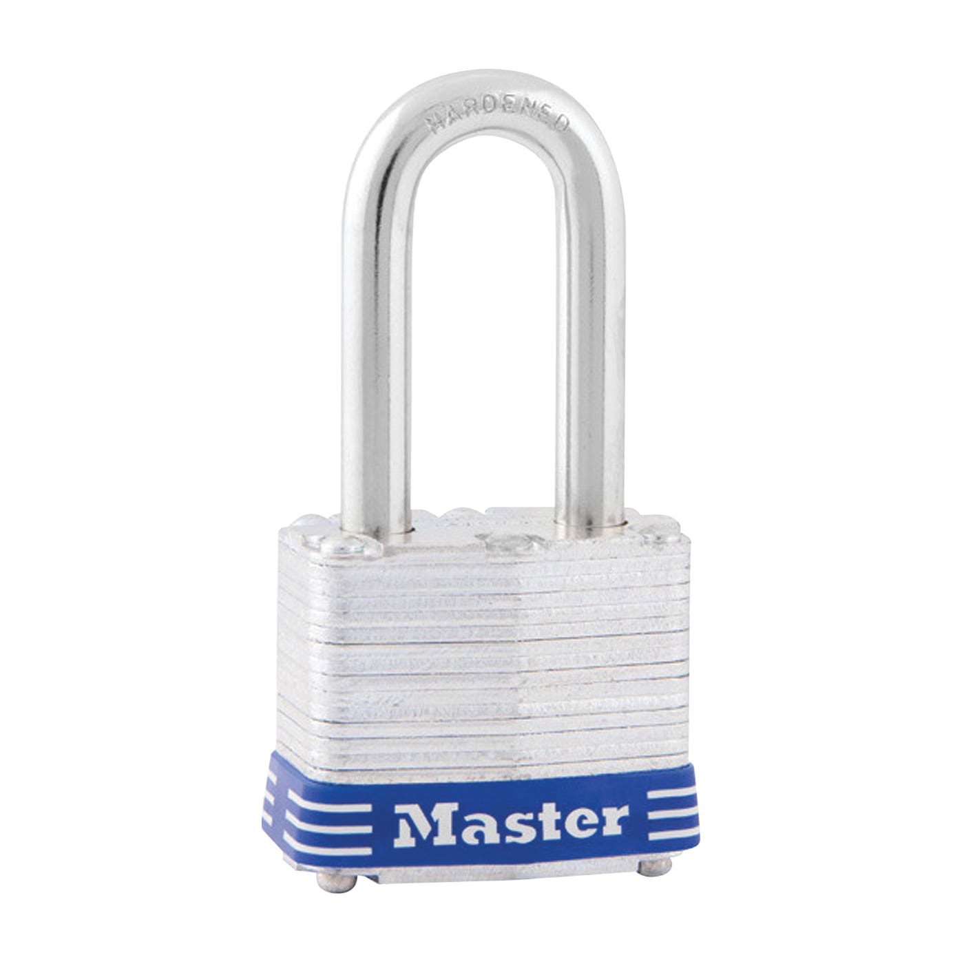 Master Lock 3DLF Padlock, 1-9/16 in W Body, Keyed Different Key, 9/32 in Dia Shackle, 1-1/2 in H Shackle, Steel Shackle