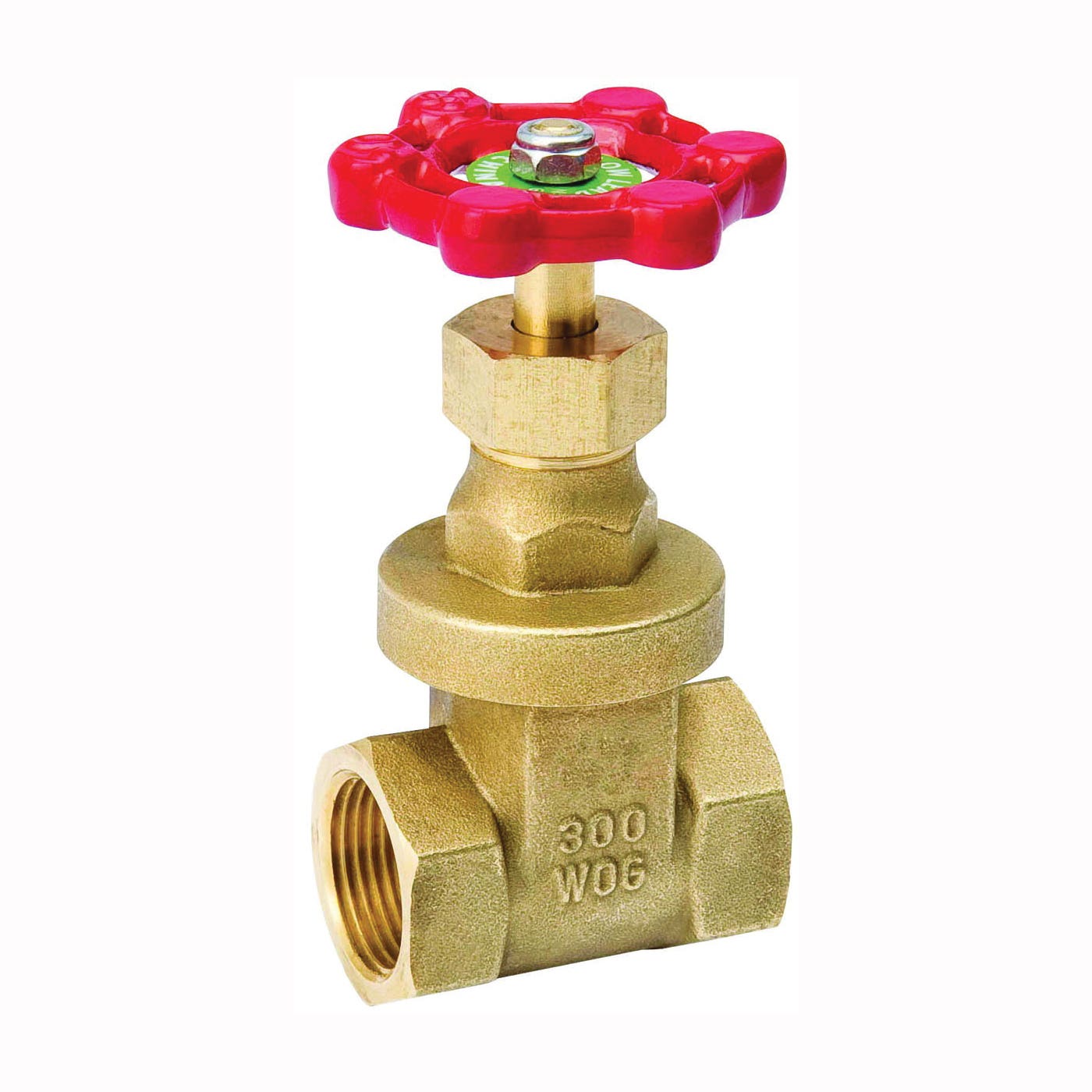 B & K ProLine Series Gate Valve, 1 in Connection, FPT, 300/150 psi Pressure, Brass Body