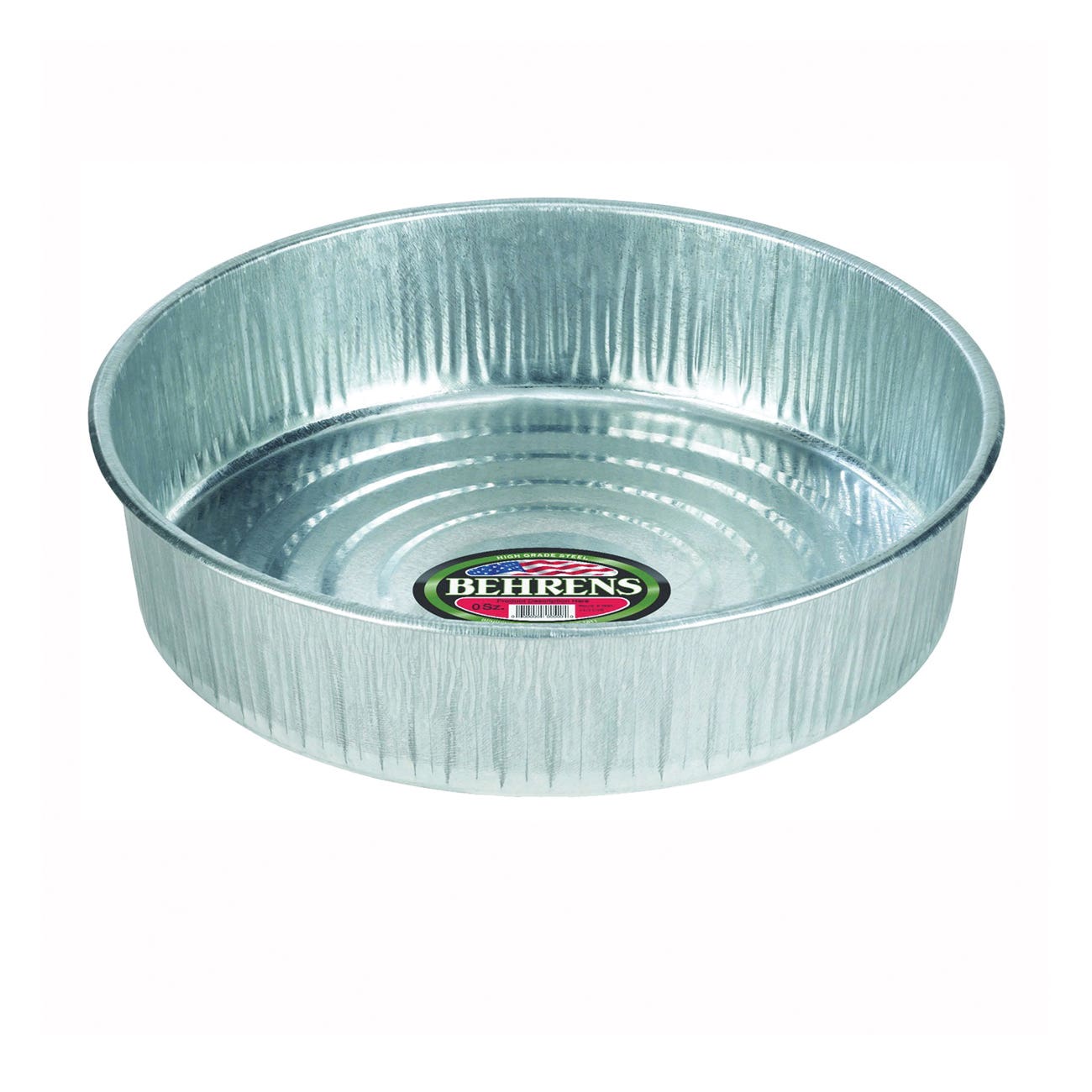 Behrens Galvanized Drain & Utility Pan, 3 gal