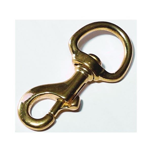 Baron 225BT-3/4 Bolt Snap, 96 lb Working Load, Solid Bronze, Polished